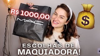 O QUE EU COMPREI COM 1000,00 NA MAC? ESCOLHAS DE MAQUIADORA! | Duda Fernandes