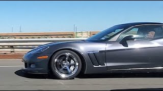 Smart Fortwo Brabus vs Chevrolet Corvette C6 - Driving on Highway