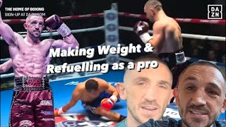 Weight cut, refuel & Fight footage