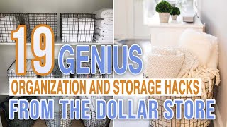 19 Genius Organization and Storage Hacks from the Dollar Store