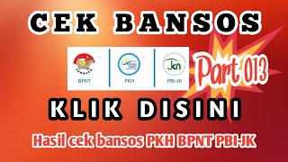 Hasil Cek Bansos Part 013 #pkh #bpnt #pbi-jk #bpjs p2k2 #bansos