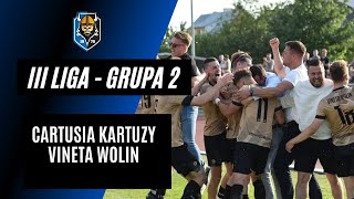 III Liga: Cartusia Kartuzy 1:2 Vineta Wolin (09.09.2023)