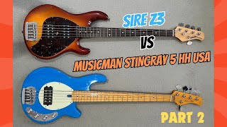 Sire Z3 VS Music Man Stingray HH USA PART II (Fortune Teller Jam)