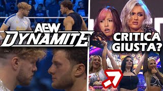 CHE TEASER A AEW DYNAMITE: FACCIA A FACCIA TRA MJF E OSPREAY! PEO CRITICA SARAYA, MA MIRO...