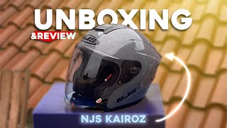 UNBOXING & REVIEW HELM BUDGET PELAJAR?? I HELM NJS KAIROZ