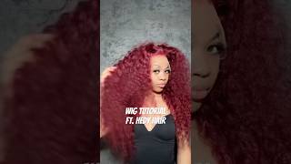 Wig from hedy hair on Amazon | 99j deep wave|#frontalinstall #wigs #wigtutorial  #hairtutorial