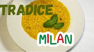 Italskè rizoto s morkem a šafránem. Tradiční italský recept.