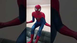 What did I just watch? Lol #spiderman#flash#marvel#deadpool#superhero#dance