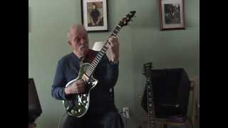 John Abercrombie playing his newest McCurdy guitar.