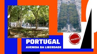 PORTUGAL NA PANDEMIA AVENIDA DA LIBERDADE LISBOA