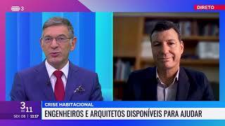 Engenheiros e Arquitetos disponíveis para ajudar - Fernando de Almeida Santos, Bastonário da OE