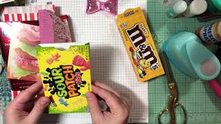 Let’s make Candy themed journals from mostly JUNK! | Valentine gifts| process video Part 1