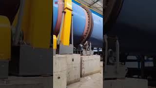 Rotary Dryer Test Running Site #machine  #manufacturing