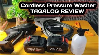 Unboxing Cordless Pressure Washer 299V sa Shopee Review