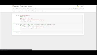 Naming convention in jupyter notebook and multiple add to archive file