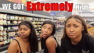 We got EXTREMELY high for our girls night + **MINI RAP SESSION**| Shalaya Dae