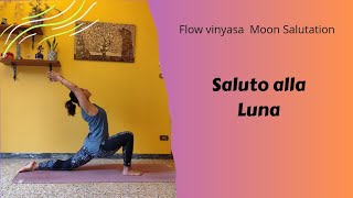 Saluto alla Luna -Flow vinyasa - Moon Salutation