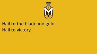 Manchester University's Fight Song, "Hail to Thee"