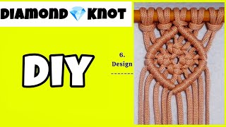 #EP12 Macrame Diamond pattern, so easy and useful for all projects