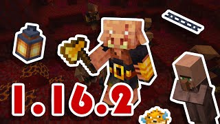 EVERYTHING NEW In Minecraft 1.16.2! Piglin Brutes, Chains and More!