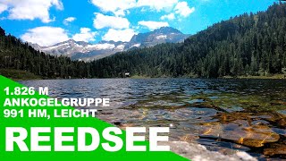 Einer der schönsten Gebirgsseen der Alpen: Reedsee