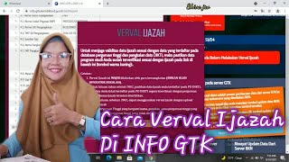 Cara Verval IJAZAH dan Upadate data BKN terbaru