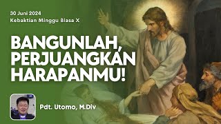 KEBAKTIAN INOVATIF | Minggu, 30 Juni 2024 -  Pukul 18.30 | Pdt. Utomo (GKI Karangsaru)