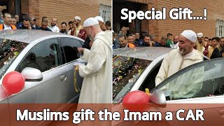 Muslims gift the Imam a Car for his efforts during Ramzan