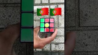 Beautiful Portugal flag |on Rubik’s cube |#short |subscribe|🇵🇹🇵🇹.