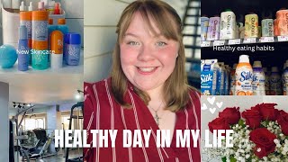 DAY 1 BECOMING THE HEALTHIEST VERSION OF MYSELF *productive*🌱| what I eat in a day + healthy habits