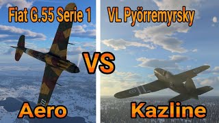 Pyörremyrsky vs G 55 Serie 1 | [WarThunder] |