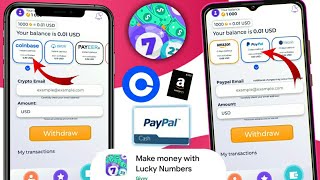 Lucky Numbers App Withdrawal | Make money with Lucky Numbers