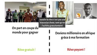 Samuel Eto'o @FecafootTV et les entrepreneurs comme @InvestirAuPays vendent des rêves differents!