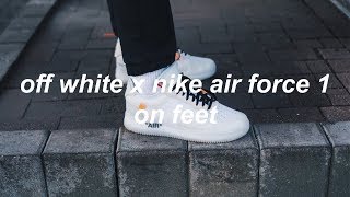 Off White x Nike Air Force 1 "ON FEET" | philliper_