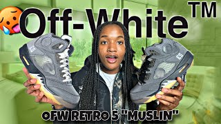 UNBOXING THE OFF WHITE RETRO 5 “MUSLIN” 4 YEARS LATER… + ON FEET & REVIEW!