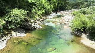 Mountain and river in Black Water National Park near Taibai Mountain, Qinling 🏔️ 🏔️ Shaanxi