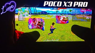 Poco x3 pro free fire gameplay test 2 finger handcam m1887 onetap headshot 120Hz display smoothaf