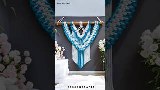 DIY - Wall Hanging Decor || Macrame Wall Hanging || Boho Wall Decor #shorts #wallhanging