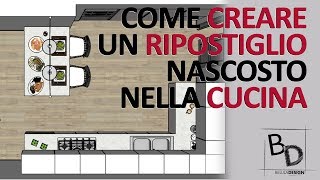 Come CREARE un RIPOSTIGLIO NASCOSTO nella CUCINA | Belula Design