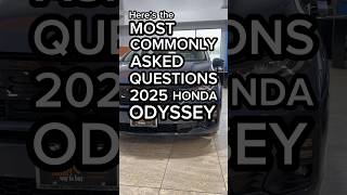 FAQ about the Honda Odyssey in One Minute #honda #hondaodyssey #carreview