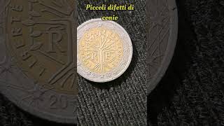 2 Euro francia  con difetti di conio