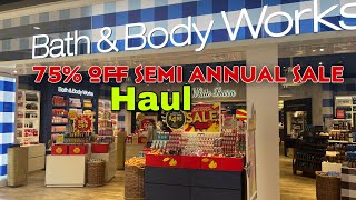 Bath and body works semi annual sale haul