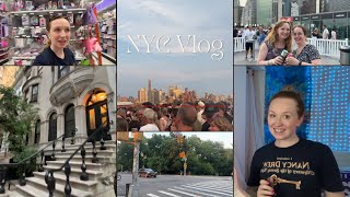 nyc vlog: running errands, preparing for twitch stream marathon, rooftop concert