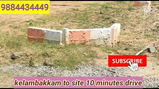 PLOT  FOR SALE OMR ROAD DTCP APPROVED KELAMBAKKAM THAIYUR