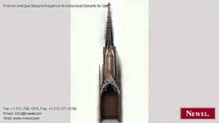 French Antique Steeple Regence Architectural Elements for