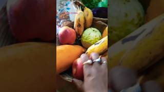 Sokale baire beriye chilam ae gulo kine niye alam #youtubeshorts #love #fruits #vegetables #cake