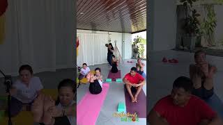 Pause Flow Pose Yoga Escape with Yoga Filipina. 💚🧘‍♀️