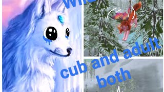 how to fly in Wildcraft adult and cub both!