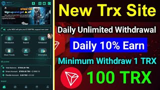 wdc Quantify the most profitable platform 87000TRX passive income make money online trx mining site