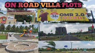 On road Villa Plots For sale | 508 Sqft - 2400 Sqft | Vandalur to Kelambakkam Road